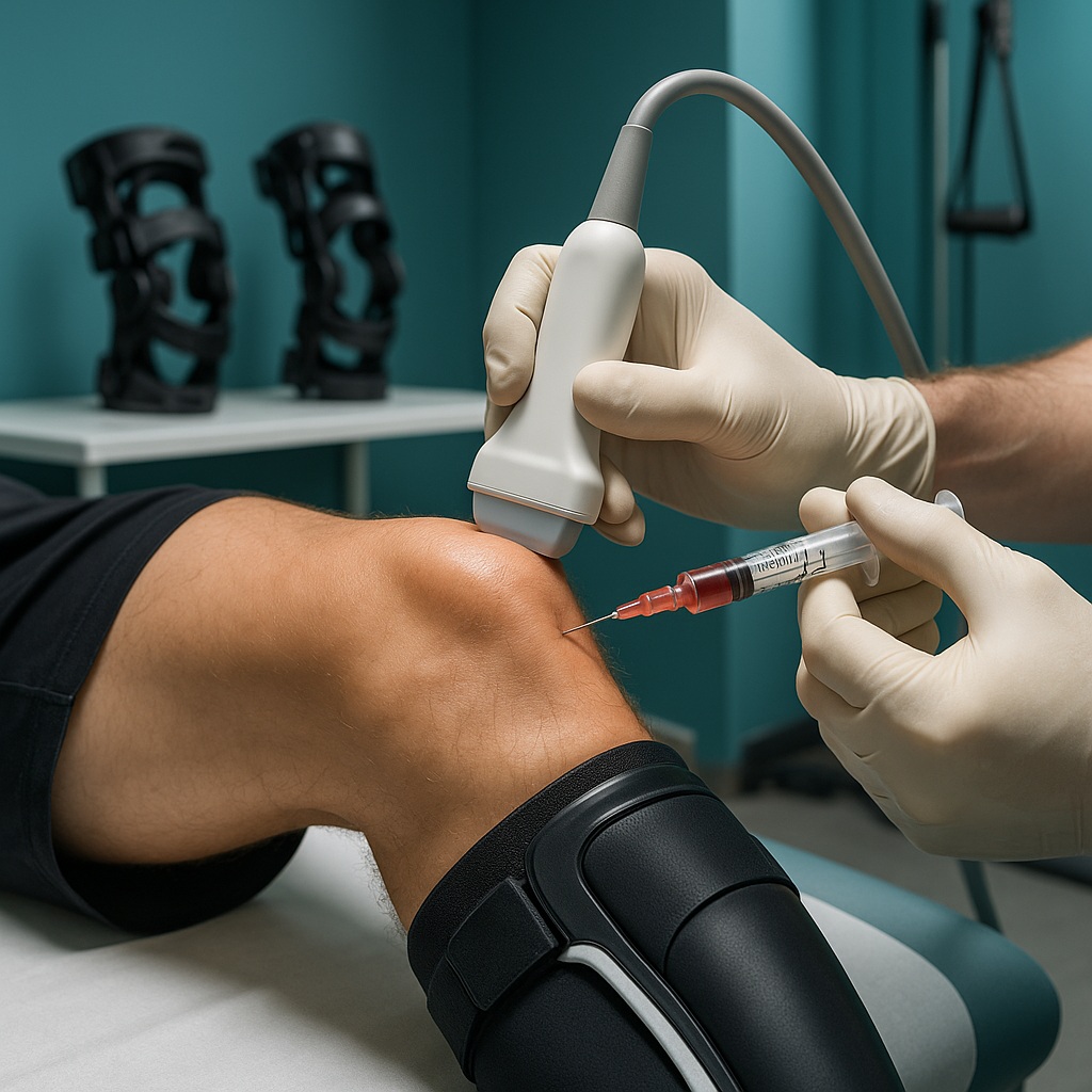 Conservative knee sports injury treatment by Dr. Fawzy Issa in Kuwait